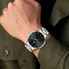 Orologi di moda di lusso delle migliori marche Orologio da polso casual al quarzo da uomo Orologio da uomo d'affari in acciaio inossidabile Orologio maschile impermeabile