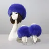 Visir Set Accessory Solid Color Thicked Furry Hat For Daily Life Women Pannbandshandskar handleds ärmsvisorer1950020