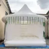 Hållbart uppblåsbart bröllop av studsning Hushoppande trampolin med koniskt tak för bröllop/ fest/ evenemangsdekoration gjord i Kina