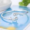 Braccialetto Koi Fish Per Le Donne Corea Colore Argento Fortunato Gioielli Moda Femminile Bei RegaliBangleBangle