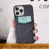 luxury Classic coch Double card phone cases for iphone 14 14PROMAX 14PLUS 14PRO 13PROmax 13PRO Leather new 12 12Promax 11pro x xsmax xr covers