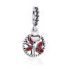 925 sterling silver ciondola fascino btuamb nuova moda cristallo albero rossetto unicorno perline simulate tallone adatto pandora charms braccialetto accessori gioielli fai da te