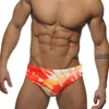 Dames badmode mode gekleurde graffiti mannen zwem briefs 2022 sexy push -up bikini zwempak man zwempak strand surfen badstam