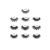 Makijaż Krzyż Fałszywe Rzęsy Eye Lashes Extension Handmade Natura Rzęsy 30 Modele do wyboru 2 pary Zestaw róż róży lub czarny pudełko Darmowe dostosuj logo