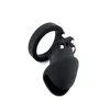 SMMQ Silicone Cock Ring CB6000 Cage Five Sizes For Testic Sex Toys Men Ball Stretcher Gay Shop 2207045233634