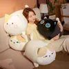 Pc Cm Lovely Squishy Fatty Cats Peluche Cuscino Farcito Morbido Simpatico Animale Gattino Bambole Susen Per Bambini Fidanzata Regalo J220704