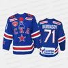 Collection VipCeoMit Relate 75e anniversaire maillot Lars Johansson Ilya Kovalchuk Joonas Kemppainen Evgeny Ketov Daniil Pylenkov Evgenii Dadonov Anton