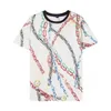 Мужские футболки дизайнер Luxus Fut Shirt Sommer Herren Womens Kurzarm Mode T-Stuck Reiner Baumwolle Hemden Freizeit Klassische Muster M-3XL 7JR2