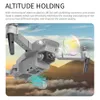 Fast höjdfunktion, vikbar 4K HD -kamera mini Drone Aircraft ABS Material Super Resistant to Fall E88 Drone Remote Control Drones