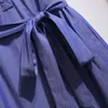 Plus Size Dresses 2022 Ladies Summer Shirt Dress For Women Large Short Sleeve Blue Denim Fold Pocket Belt 3XL 4XL 5XL 6XL