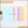 Anteckningar Anteckningar Office School Supplies Business Industrial A6 Pu Leather Notebook Binder Aron Color 19x13cm Refillable 6 Ring Filler Paper