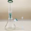 11 Inches Mushroom Hookah Glass Bong Recycler Pipes Water Bongs Smoke Pipe