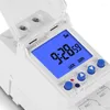 Switch Electronic Weekly 7 Days Programmerbar digital timer Bakgrundsbelyst LCD-tidsrelä DIN RAIL MONTERING AC 85-265V SWITCHSWITCH