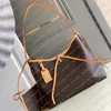 Женская мода Повседневная дизайнерская роскошная сумка CARRYALL Сумки на ремне TOTE Сумка через плечо Высокое качество TOP 5A 2 Размер M46197 M46203 Кошелек