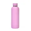 500 ml roestvrijstalen cups Outdoor Frosted Water fles draagbare sportbeker isolatie Travel vacuüm flessen ZC1135