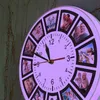 Kendi 12 Kolajlı Instagram Özel Ev Kişiselleştirilmiş Aile Pos Baskılı Saat Duvar İzle 220615