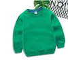 Baby Boy Girls Sweatshirts ملابس الشتاء الشتاء الشعار العلامة التجارية Hoodies Pullovers الأطفال 100 ٪ هوديز القطن من النوع الثقيل ملابس الأطفال 2-8 سنوات