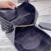 Högkvalitativ läder Tote Oxford Shoppingväska Designer Handväska axelväskor hink förpackning plånbok denim pochette stor kapacitet handväska totes