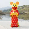 Mascote boneca traje novo rato mascote traje tamanho engraçado vestido 8 estilo traje de estilo natal bruco mar aniversário vestuário