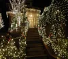 Pil ile çalışan LED Dize Işıkları Noel Garland Partisi Düğün Dekorasyonu Noel Flaşör Peri Işıkları