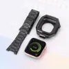 Cinturino per kit di modifica in acciaio inossidabile 2 in 1 con custodia per cinturino per orologio Apple 45mm Serie IWatch 7 6 5 SE Cinturino per orologio da 44 mm Cinturini per orologi in metallo di lusso nobile