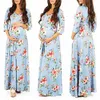 임신 여성을위한 출산 의류 드레스 여성 vneck 섹시한 드레스 임신 여성 간호 의류 사진 촬영 Q J220531