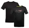 T-shirt da squadra F1 2023 T-shirt estiva da corsa girocollo da uomo La stessa maglietta può essere personalizzata