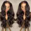 Nxy Hair Wigs 13x4 Body Wave Lace Front Pre Plucked Brazilian for Women Glueless Hd Transparent Water Wavy 30 40 Inch Human 220609