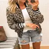 Women's Jackets Fashion Retro Floral Print Women Coat Casual Zipper Up Bomber Jacket Ladies Autumn Outwear Coats ClothingWomen's