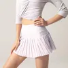 SCUBA Designer Skirt Summer para mujer Minifalda corta falda tenis Faleta pantalones cortos de yoga ropa de gimnasia Mujeres corriendo deportes fitness de golf con sexo de bolsillo g7bo#