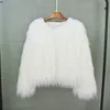 Casaco de pele sintética de lã de cordeiro rosa feminino felpudo plus size pele de carneiro jaqueta artificial de inverno para presente de dia das mães