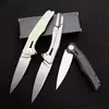 Nowy Z0707 Flipper Solding Nóż D2 Satin Blade G10 z stali nierdzewnej Łożysko kulkowe Szybkie otwarte noże folderu Poket 3 uchwyty kololr