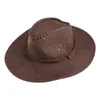 Berety oddychające Cowgirl Hat Western Cowboy Jazz Top Słońca dla Dailyberrets