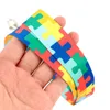 Autism Labyrinth lattice Neck Strap Lanyards ID badge keychain Mobile Phone Strap Gift Ribbon webbing necklace 220516