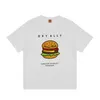 인간이 만든 햄버거 슬러브 코튼 티셔츠