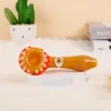 Pipes Eye du Diable Orange porte-fumeur portable accessoires de pipe en verre 3D