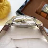 2022 Nouvelles montres de luxe pour hommes 42mm Taille Montre mécanique automatique Montres-bracelets de haute qualité Top Marque Phase de lune Bracelet en cuir Style cadeau de mode