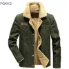 FGKKS Inverno Militare Giacca da Uomo Uomo Casual Bomber Tinta Unita Giubbotti Slim Fit Cappotto di Moda da Uomo di Marca Giubbotti 201127