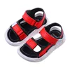 Детская корейская версия нерешкового мягкого дна маленькая средняя и большие пляжные ботинки для мальчиков детские сандалии обувь на открытом воздухе 220711
