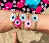 여성을위한 사악한 눈 팔찌 유행이 많은 터키 아이 보석 보헤미안 우정 pulsera 꼰 밧줄 팔찌 in bulk