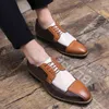 Novo vestido formal de renda de primavera de contraste de moda masculina Business Large 48 Wedding Shoes