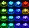 10LEDS RGB Submersible Underwater LED Night Light Swimming Light for Outdoor Vase Fish Tank Pond Disco Wedding Party