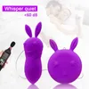 NXY OVOS BURMAS HOOZGEE Pulso de coelho Vibration Bullet Egg Vibrator Toy Produtos de brinquedo remoto 7 Vibração de velocidade Estimular o clitóris G Spot 220509