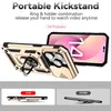 HOUDER MILITAIRE RUGGED TELEFOONSCUSS Window Schokbestendige pantser voor iPhone 14 Pro Max 13 12 11 XR XS Max 6 7 8 Plus Lens schuifregelaar Camera Bescherming B