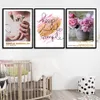 SIMPLE MEMORLES KEEP LIFE SIMPLE Flowers 3p KIT Canvas Painting Modern Home Decoration Living Room Bedroom Wall Decor Picture