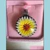 Pendant Glass Tricolor Flowers Squisito Worthmanship Benvenuto in Ordine Dropse Delivery 2021 Pendants Arts Crafts Gifts Home Garden Aqjlp