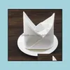 50cmx50cm Norma blanca de algodón El restaurante de mesa de restaurante Toallas de toallas de toallas de cocina de tela de cocina GGA2131 Entrega de caída 2021 Tex