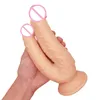 Huge Double Dildos Penetration Vagina and Anus Soft Skin Feel Penis Headed Phallus sexy Toys for Women Masturbation