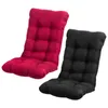 Yastık / dekoratif yastık sandalye pedleri kapalı sallanan yastıklar salıncak tezgahı için yumuşak koltuk yastık rahatlığı recliner lounger rahat siyah / şarap kırmızı