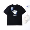 T-shirts masculins Black White Ghost Imprime